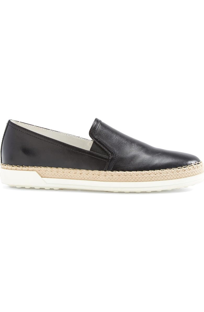 Tod's Slip-On Leather Sneaker, Alternate, color,