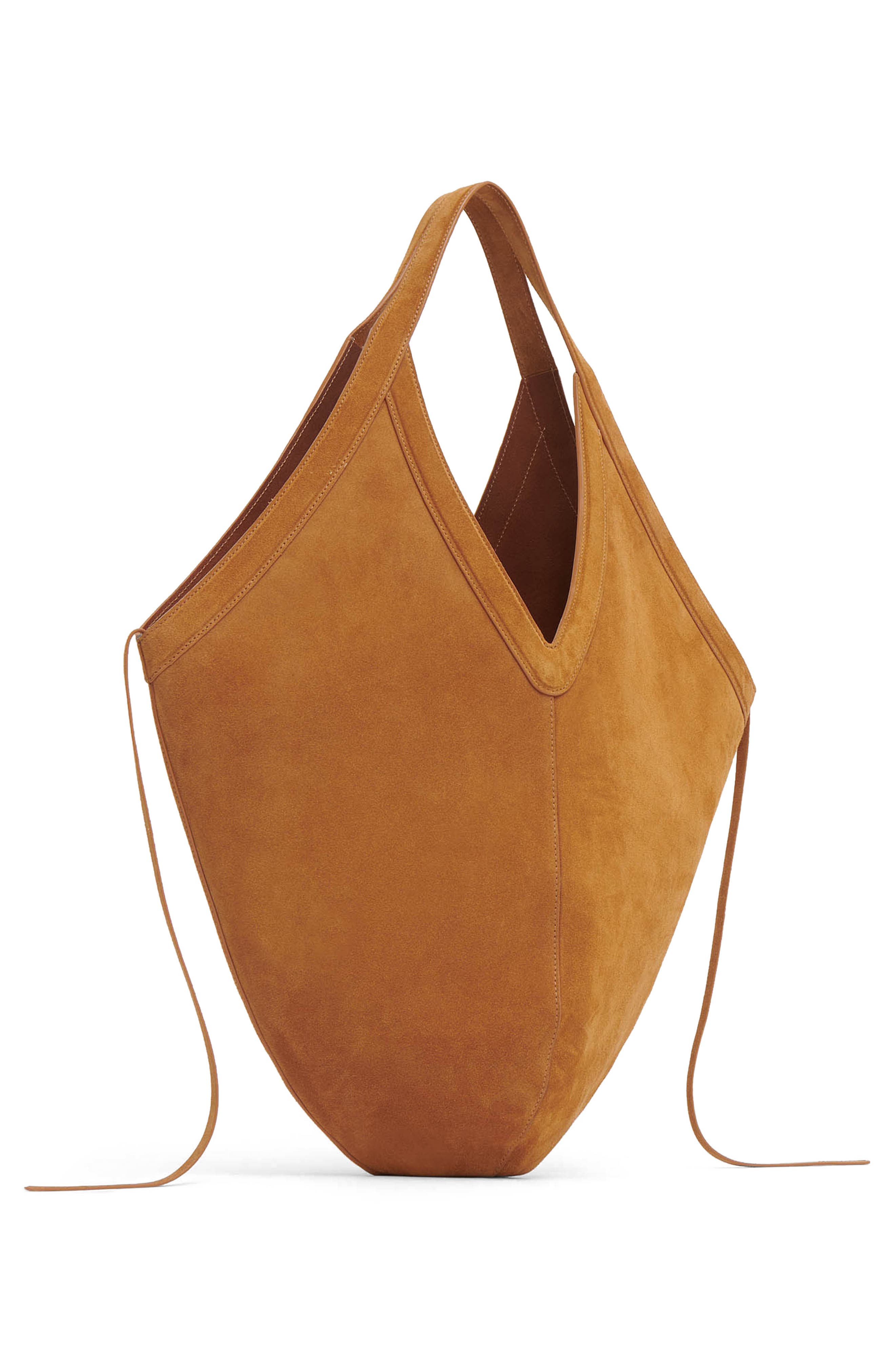 Mansur Gavriel Soft M Suede Hobo Bag, Alternate, color, 