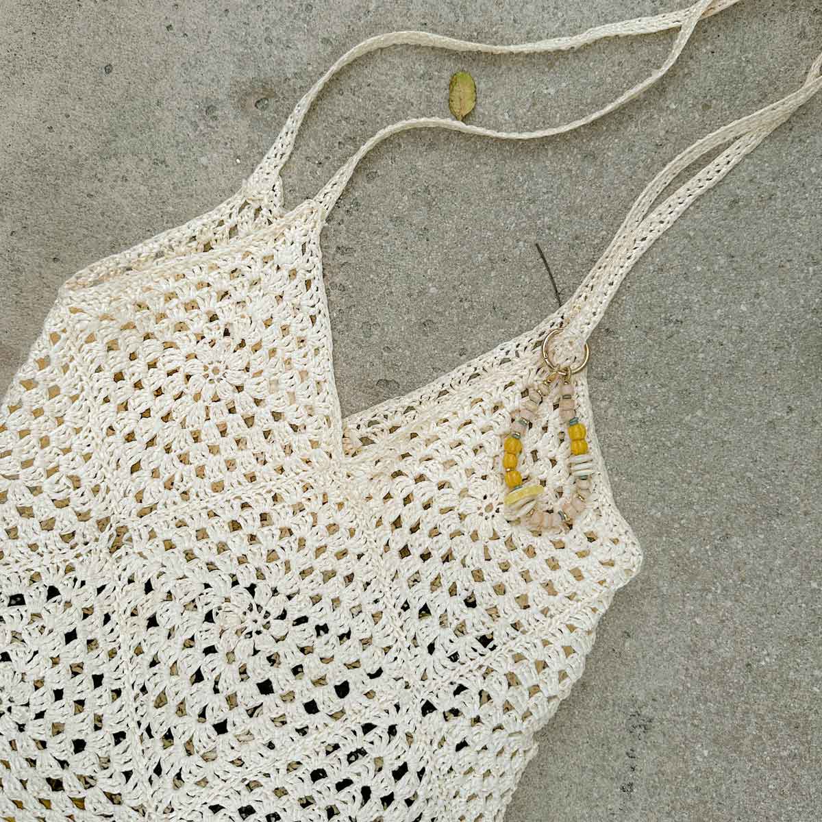 By Lilla Paradise Bagcharm, Alternate, color, Yellow