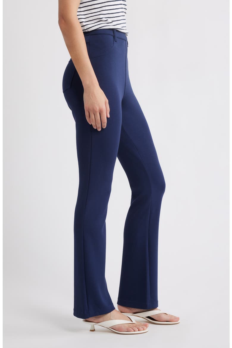 High Rise Bootcut Pants, Alternate, color, NAVY
