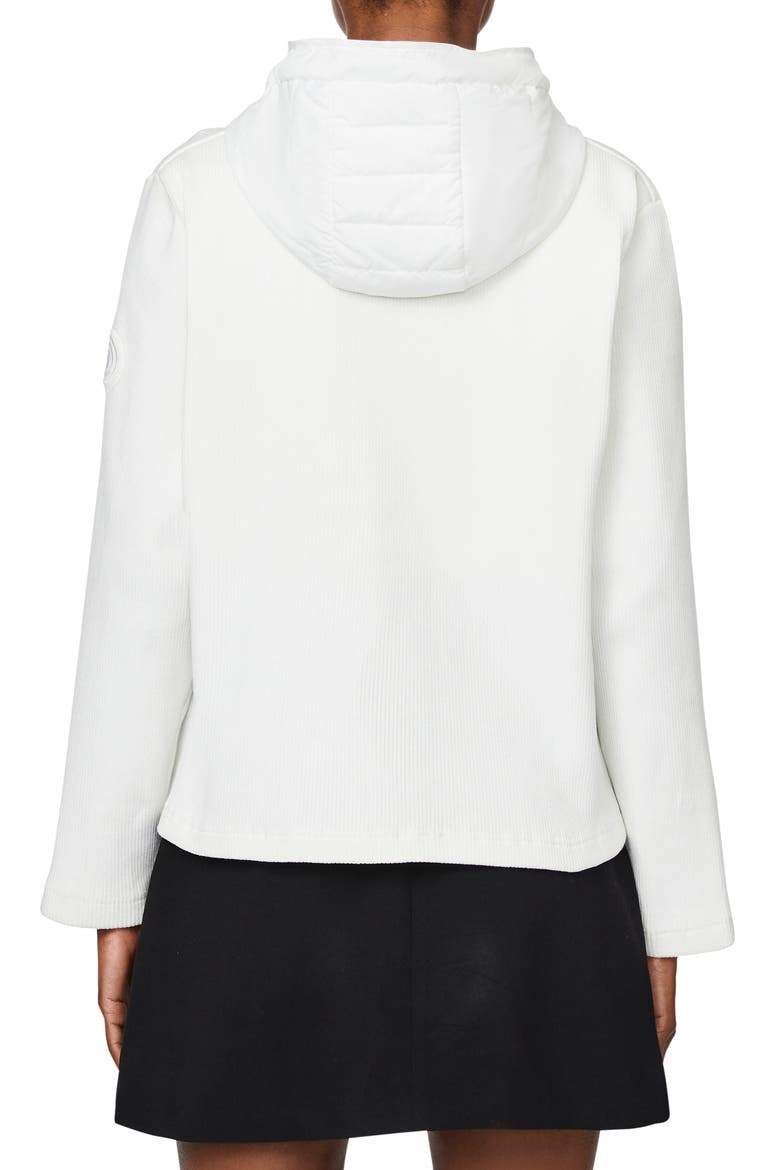 Insulated Quilted Hooded Jacket, Alternate, color, WHITE