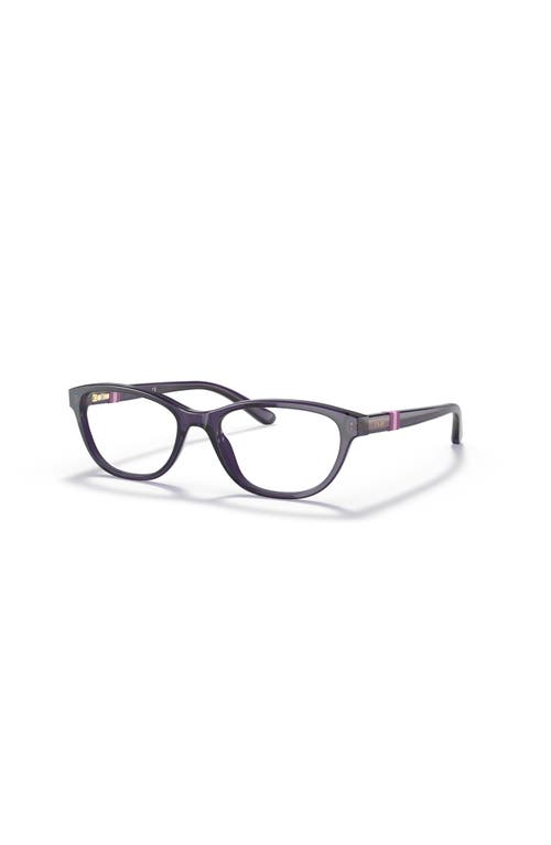 Polo Ralph Lauren 48mm Cat Eye Optical Glasses In Gray