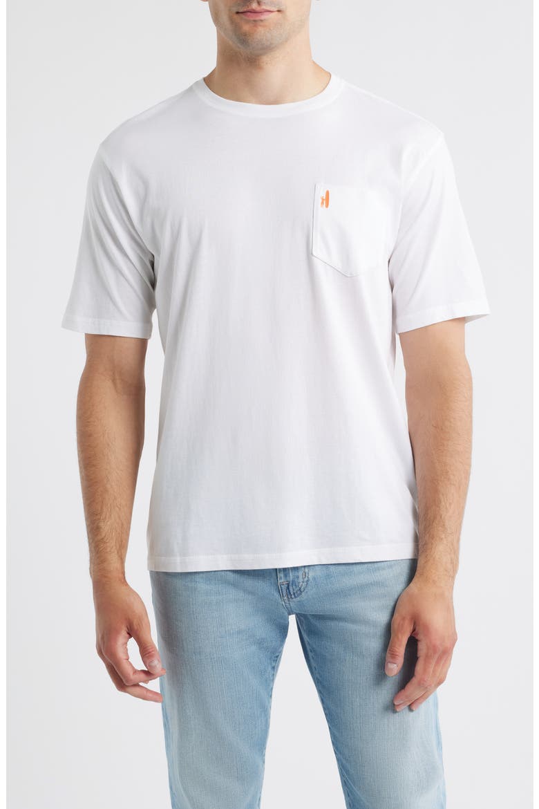 Surf Sunset Pocket T-Shirt, Main, color, WHITE