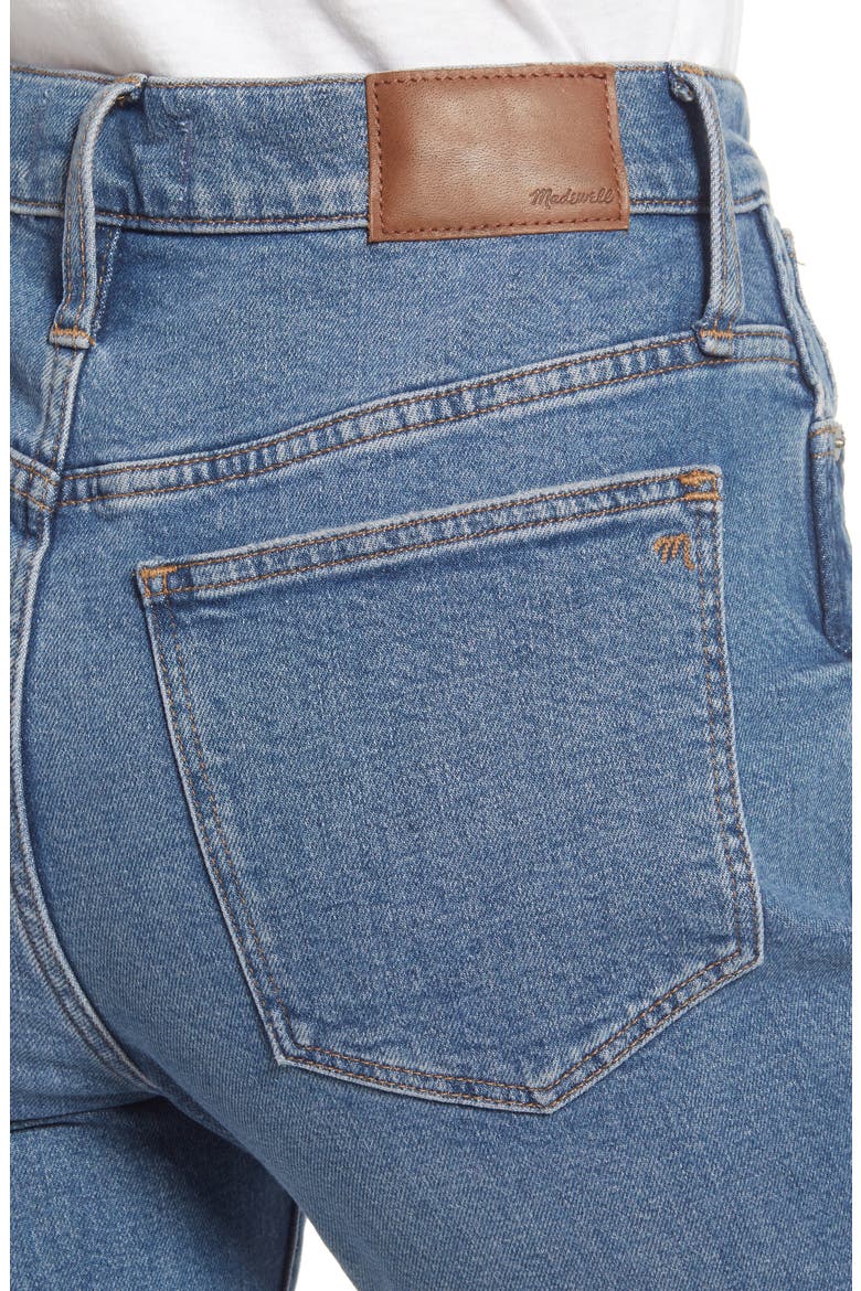 '90s High Waist Bootcut Jeans, Alternate, color, EDGEWOOD