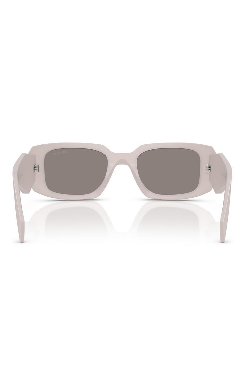 51mm Rectangular Sunglasses, Alternate, color, FROSTED TORTOISE / DARK GREY