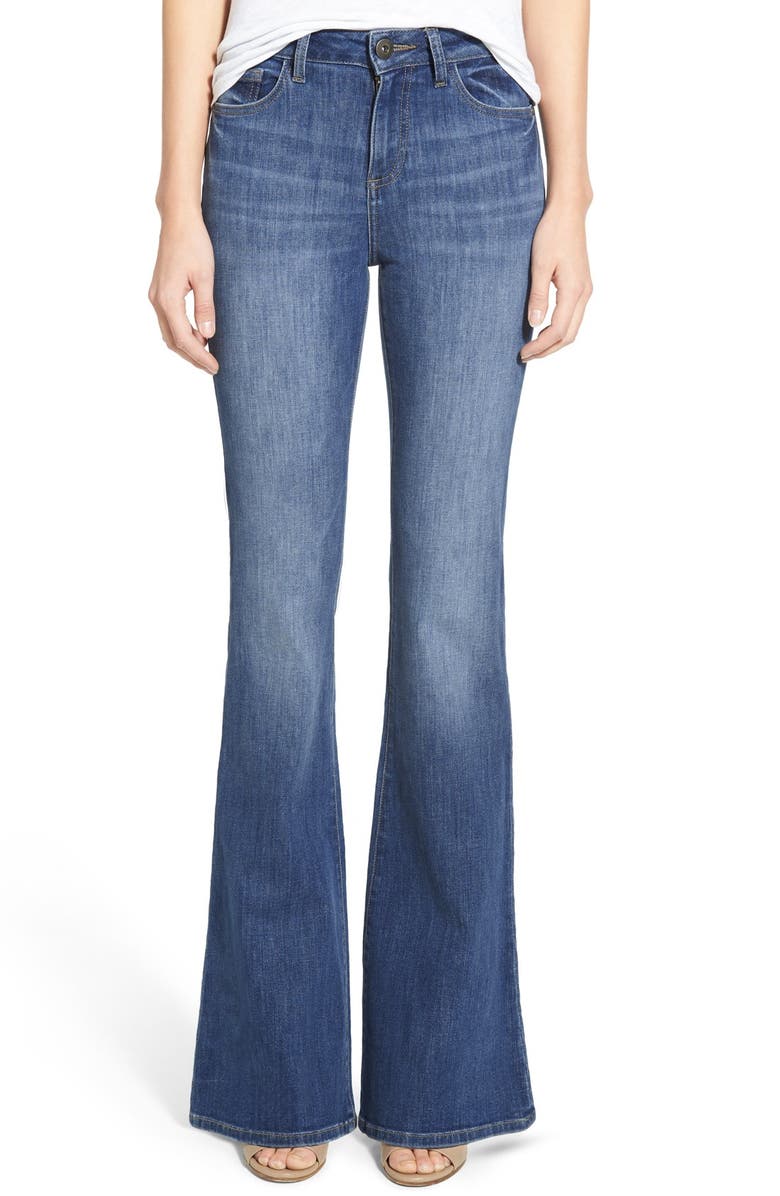 DL1961 'Heather' High Rise Flare Jeans, Main, color, 