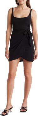 Velvet Torch Side Tie Tank Knit Minidress