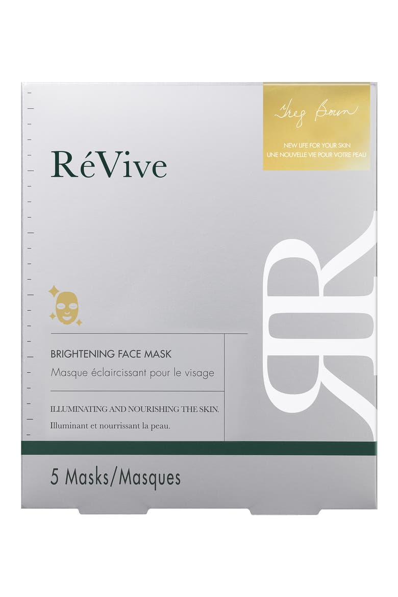 5-Pack Brightening Face Masks, Main, color, NO COLOR