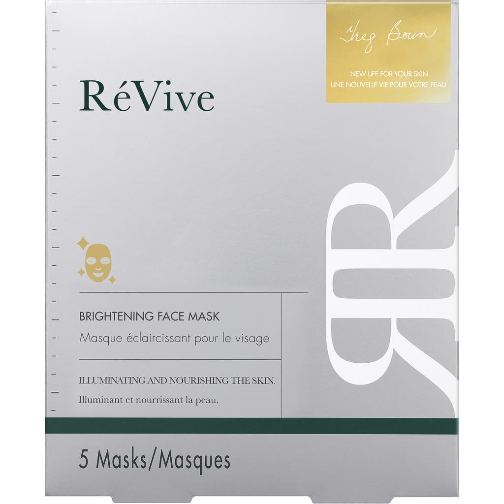 Revive Révive® 5-pack Brightening Face Masks In Transparent