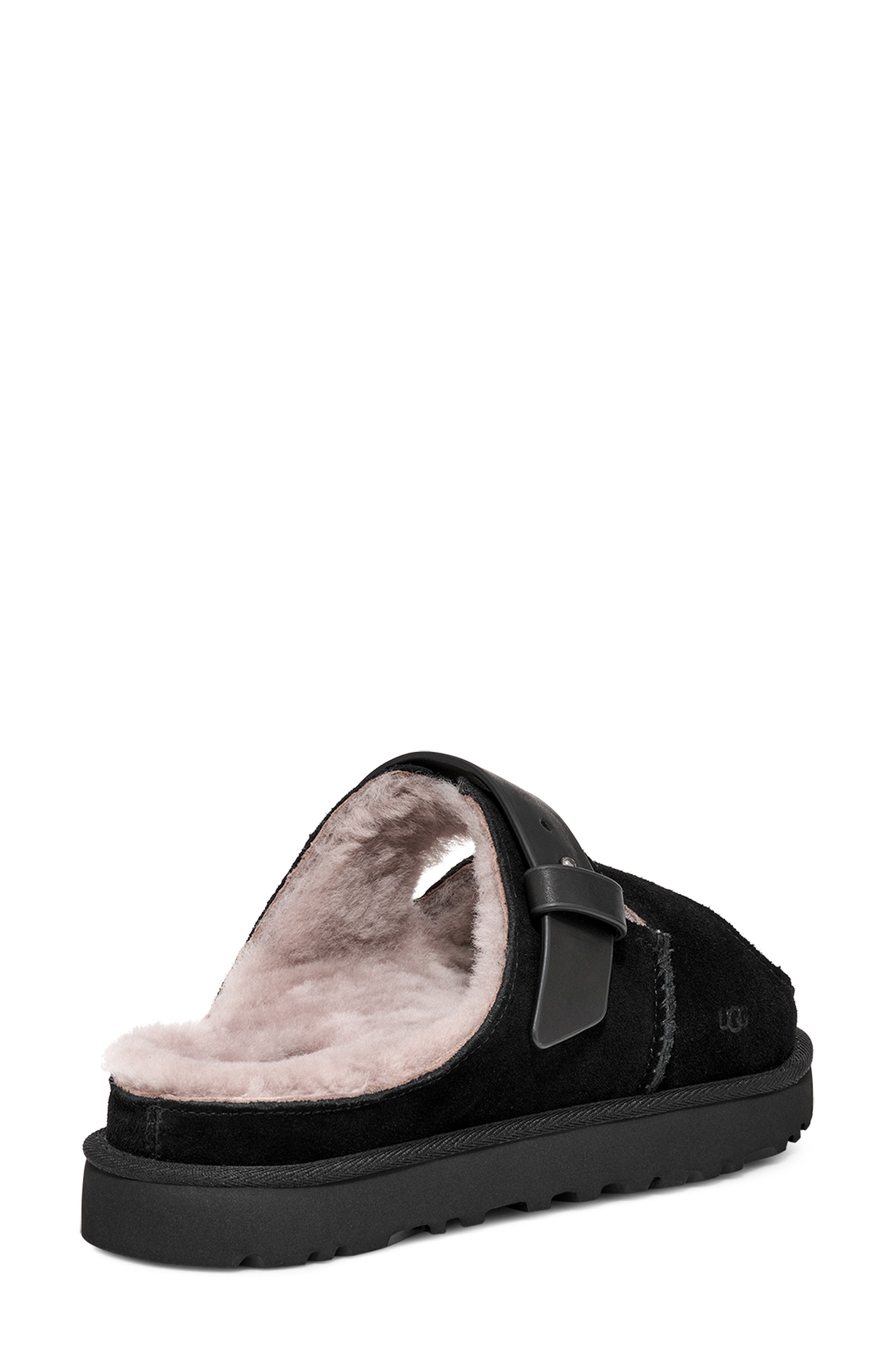 UGG<sup>®</sup> Greenport Genuine Shearling Slide Sandal, Alternate, color, 