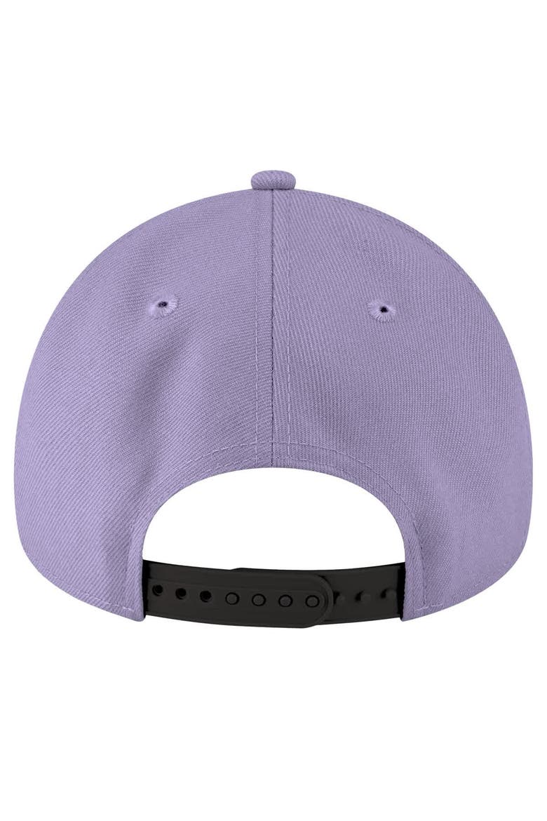 Men's New Era  Violet Golden State Valkyries Core Logo A-Frame 9FORTY Adjustable Hat, Alternate, color, Violet