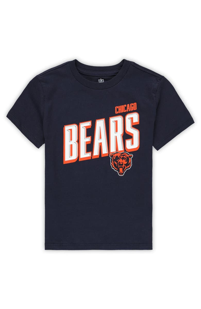 Outerstuff Preschool Outerstuff Chicago Bears The Mix Combo T-Shirt Set, Alternate, color, Navy