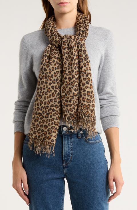 Fringe Cashmere & Silk Scarf