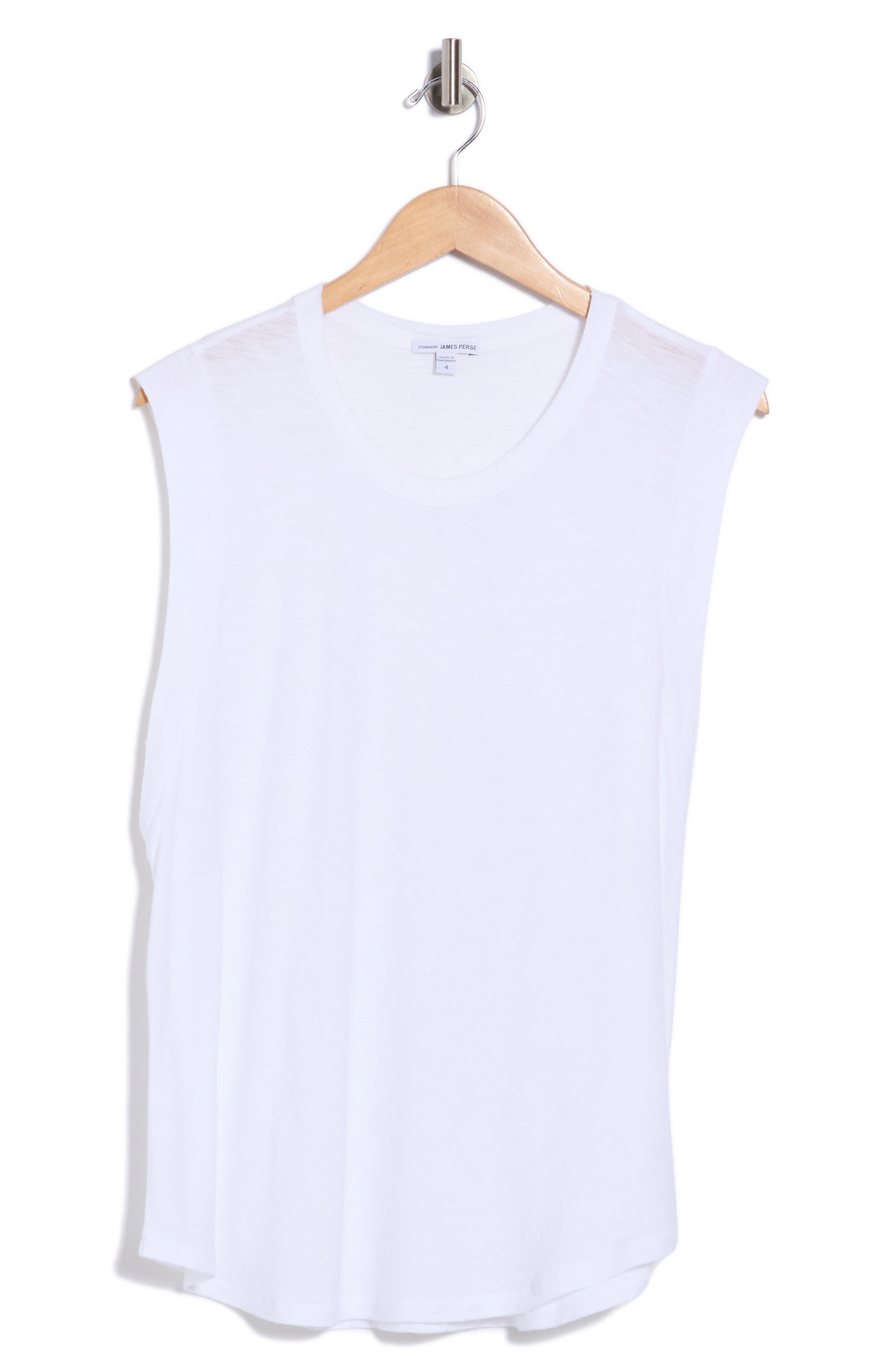 Curved Hem Muscle Tank