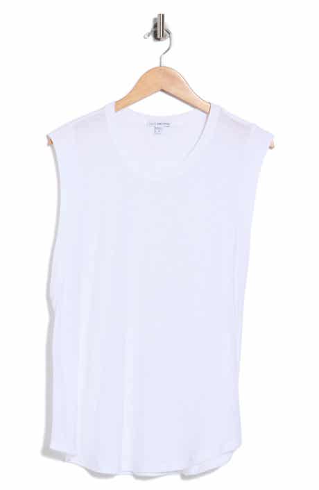 Curved Hem Muscle Tank