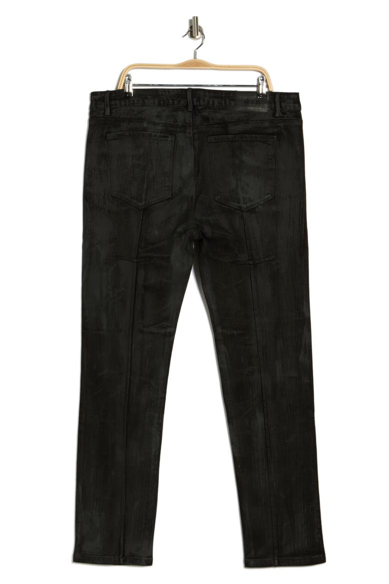 Clayton Skinny Jeans, Alternate, color, OBSIDIAN