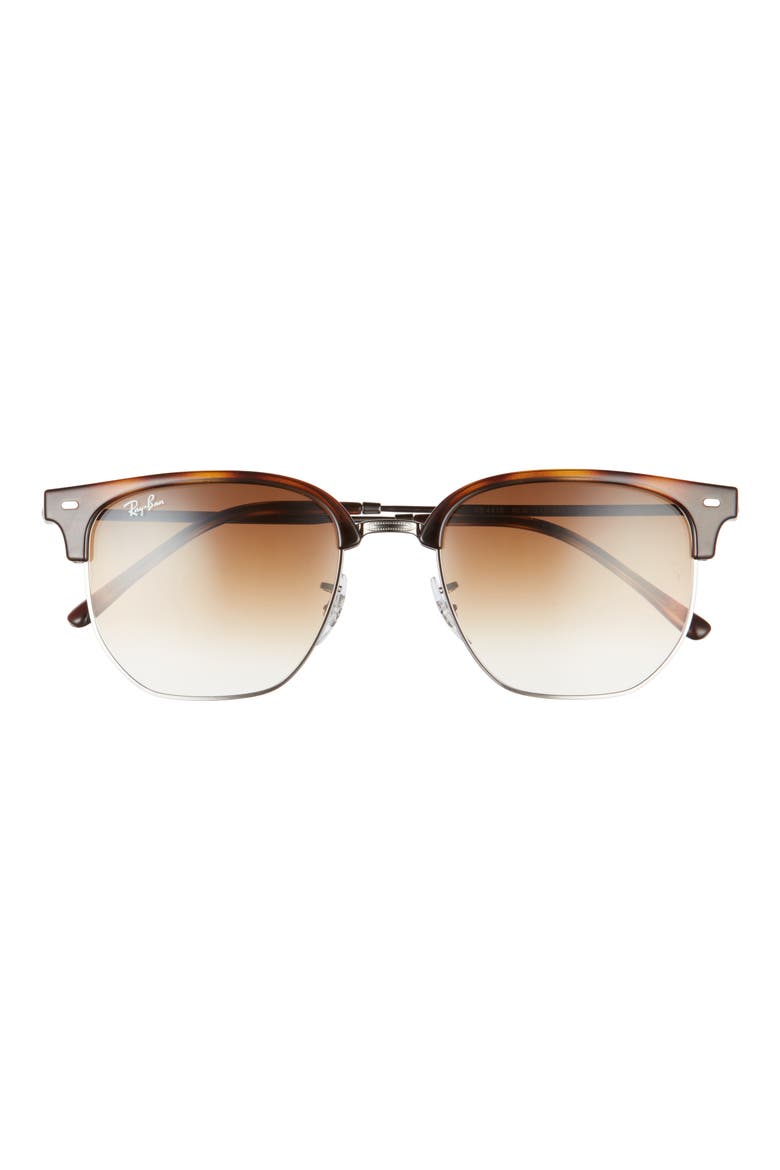 Clubmaster 53mm Square Sunglasses, Main, color, HAVANA