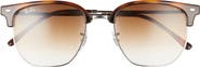 Ray-Ban Clubmaster 53mm Square Sunglasses