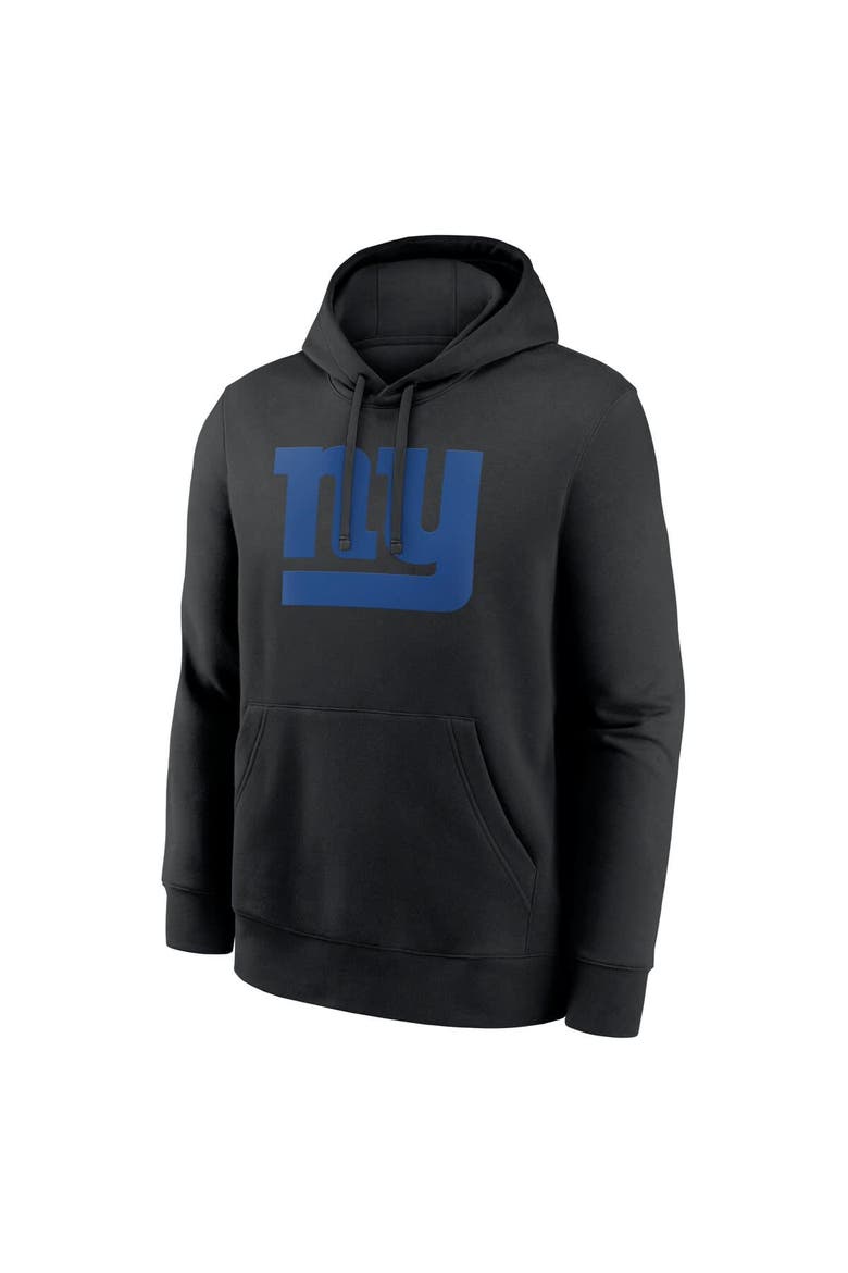 Men's Nike Jaxson Dart Black New York Giants Player Name & Number Fleece Hoodie, Alternate, color, Black