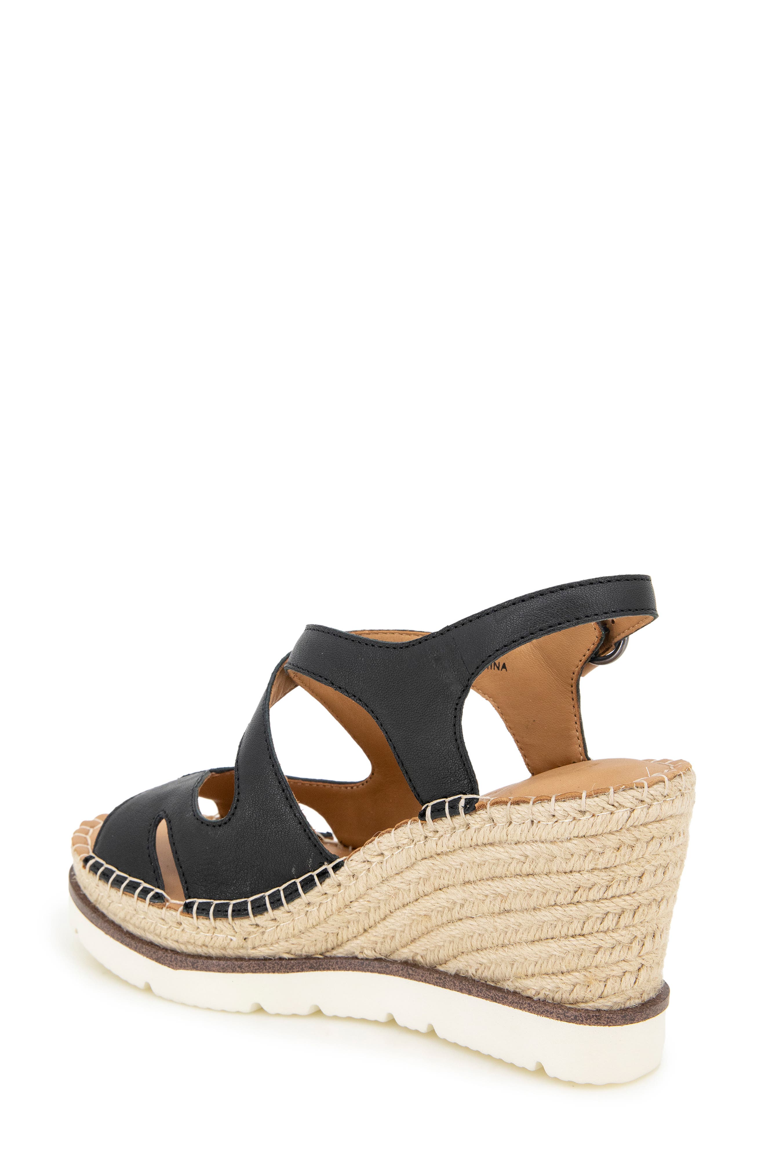 Gentle Souls Elise Slingback Espadrille Platform Wedge Sandal, Alternate, color, 