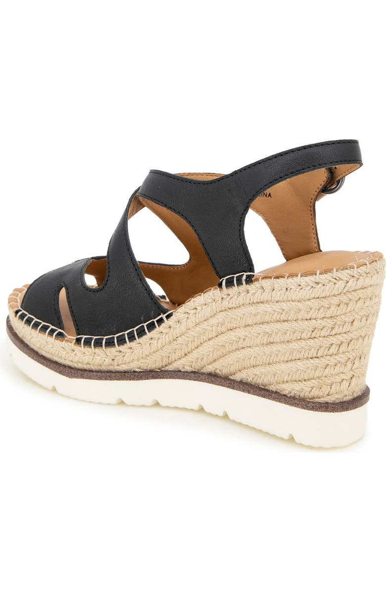 Gentle Souls Elise Slingback Espadrille Platform Wedge Sandal, Alternate, color,