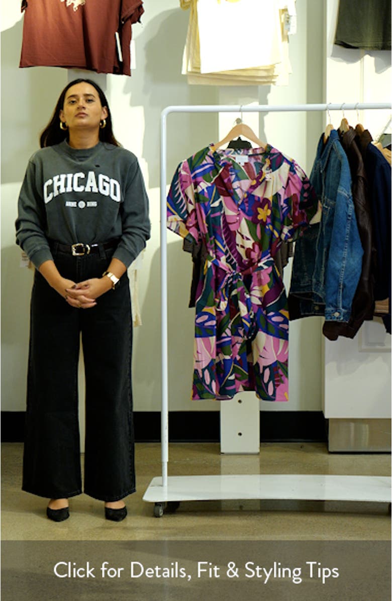 Blain Floral Ema Belted Dress, sales video thumbnail