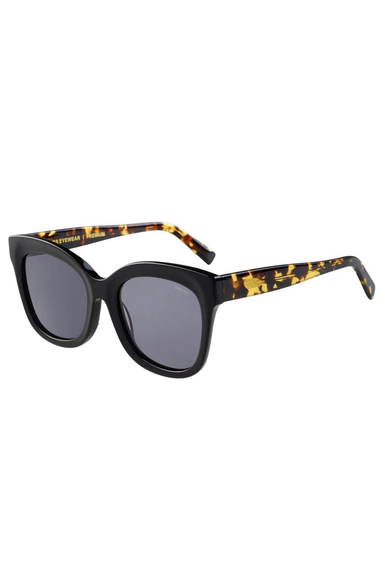 Naples Cat Eye Sunglasses, Alternate, color, Black / Tortoise