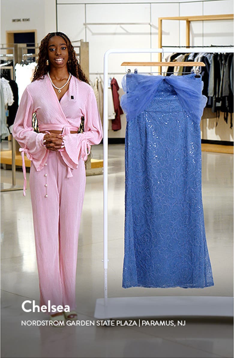 Isa Sequin Mermaid Gown, sales video thumbnail