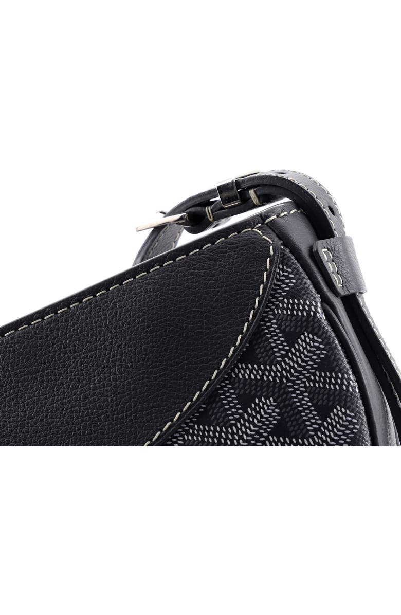 Pre-Owned Goyard Hirondelle Shoulder Bag Coated Canvas and Leather, Alternate, color, Gray