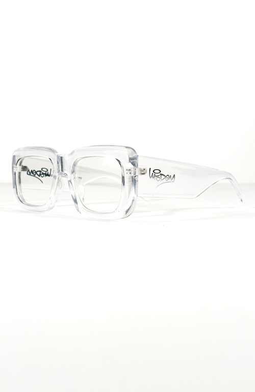 Wisdom Fashion House Clear Quartz Frames In Gray