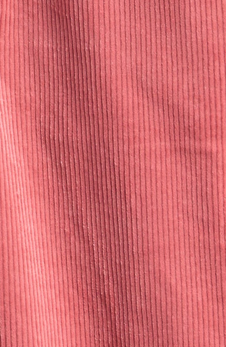 TINY TRIBE Kids' Cotton Stretch Corduroy Romper, Alternate, color, Dusty Rose
