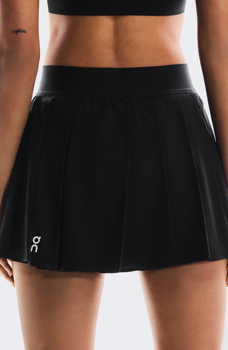 On Court Pleated Skort, Alternate, color, Black