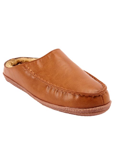 Fur Lined Clog Slippers