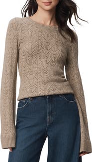 Splendid Rose Open Stitch Sweater