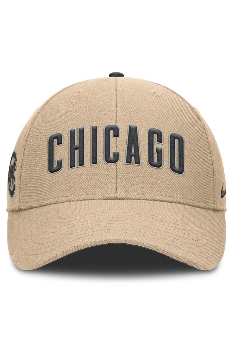 Nike Men's Nike Khaki Chicago Cubs Rise Adjustable Hat, Alternate, color, Khaki