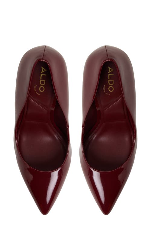 Aldo Lala Pointed Toe Pump In Red