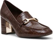 Anne Klein Telia Faux Leather Loafer Pump