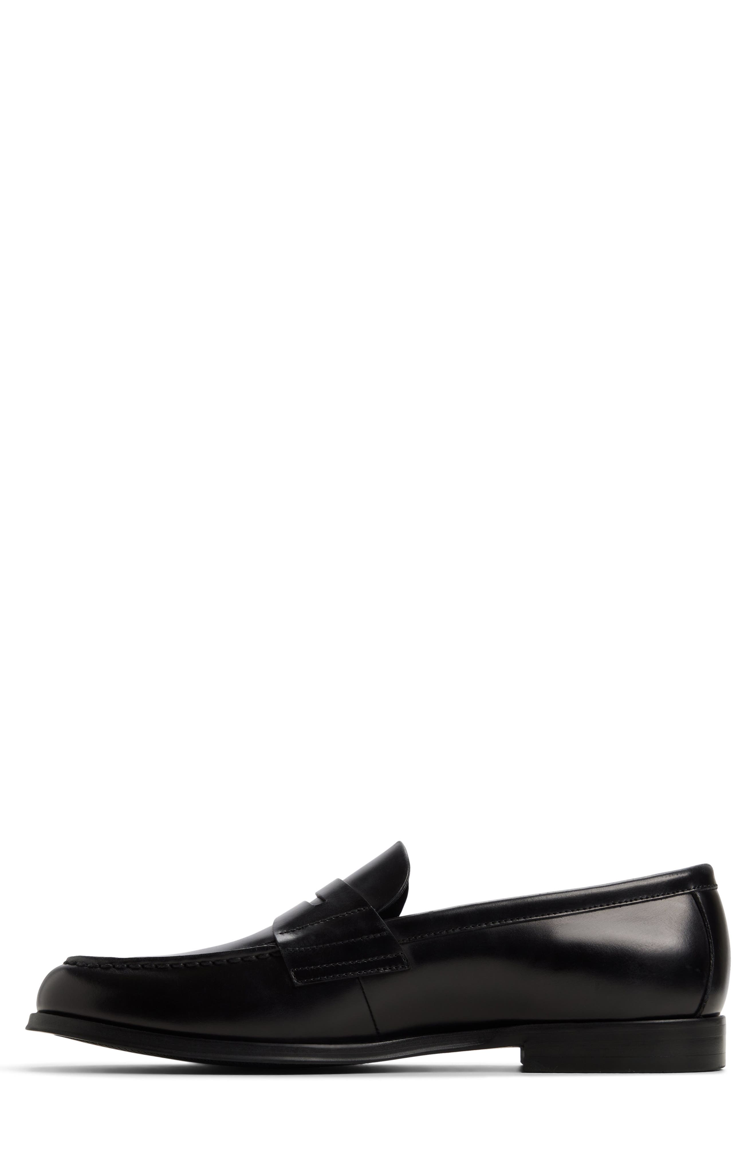 ALDO Keifer Penny Loafer, Alternate, color, Black
