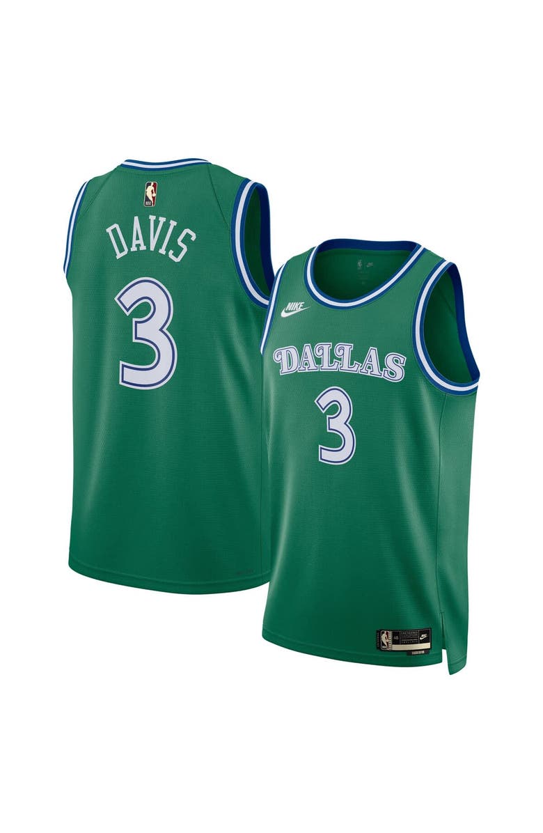 Nike Unisex Nike Anthony Davis Green Dallas Mavericks Swingman Jersey - Classic Edition, Main, color, Green
