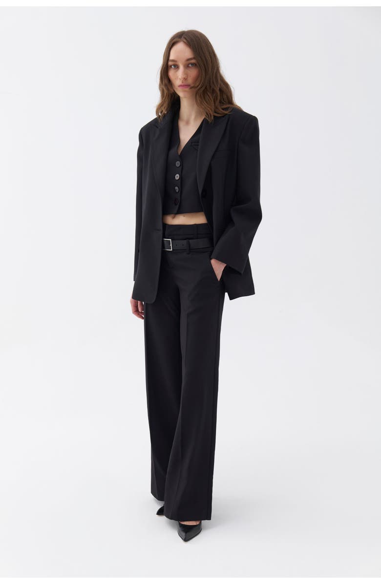 Nocturne Padded Shoulder Blazer Jacket, Alternate, color, 