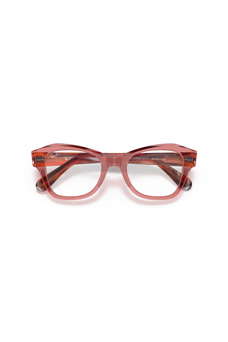 48mm Irregular optical glasses, Alternate, color, Pink