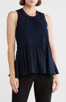 Cinq à Sept Tess Mixed Media Layered Top