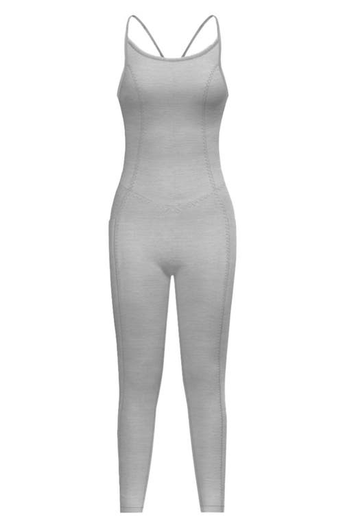 Vitality Daydream Stitch Jumpsuit In Gray