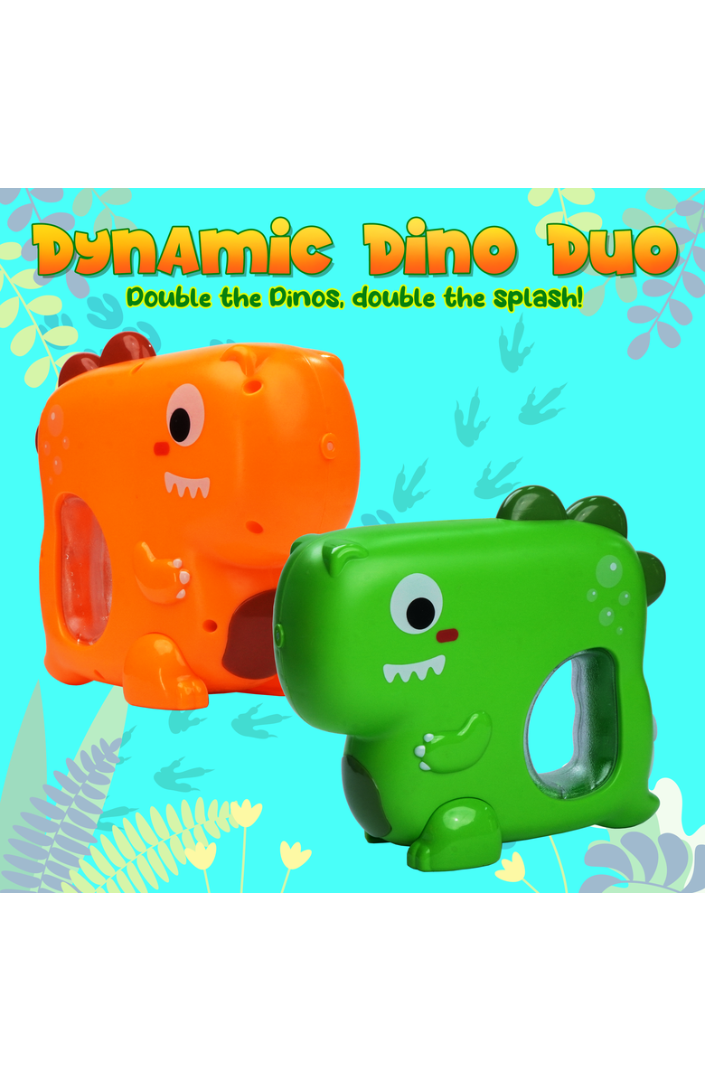 USA Toyz Green And Orange Dino Water Blaster, Alternate, color, Orange And Green