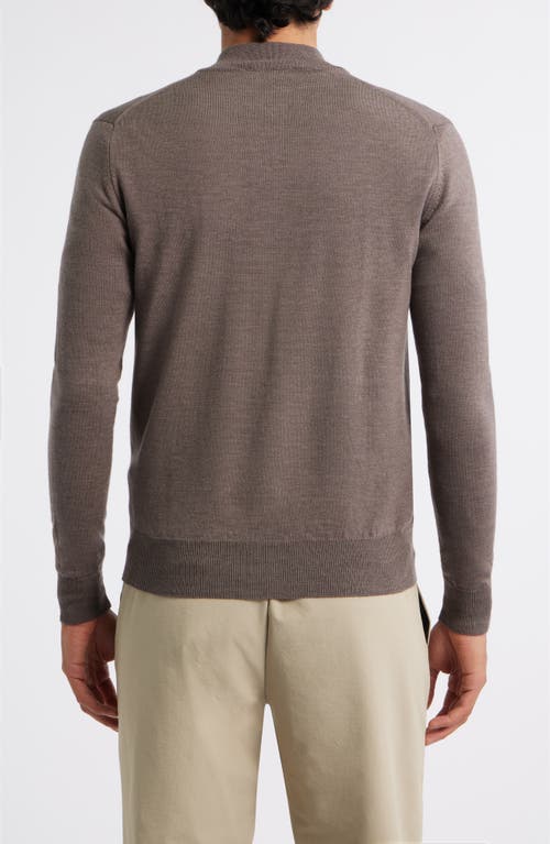 Aurélien Cashwool® Full Zip Sweater In Gray
