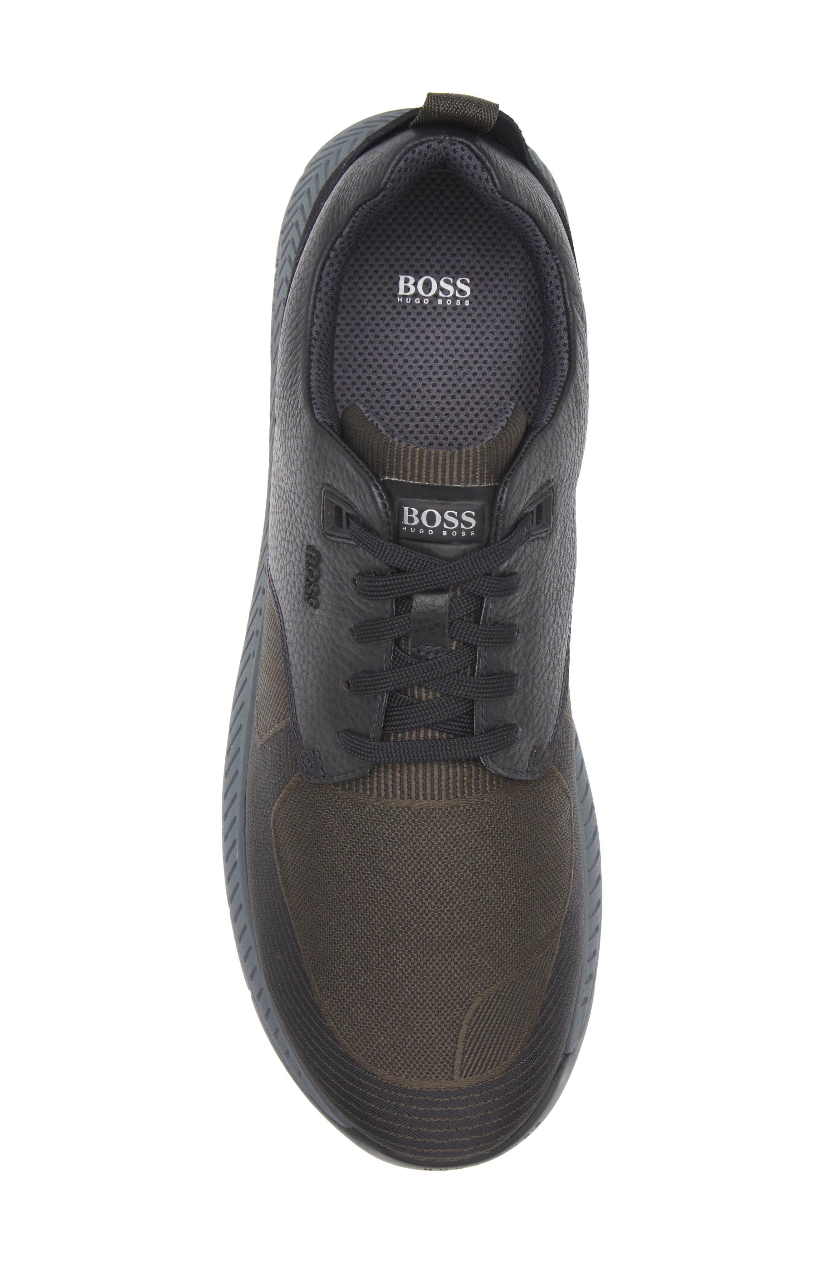 BOSS Titanium Runn Sneaker, Alternate, color, Dark Green