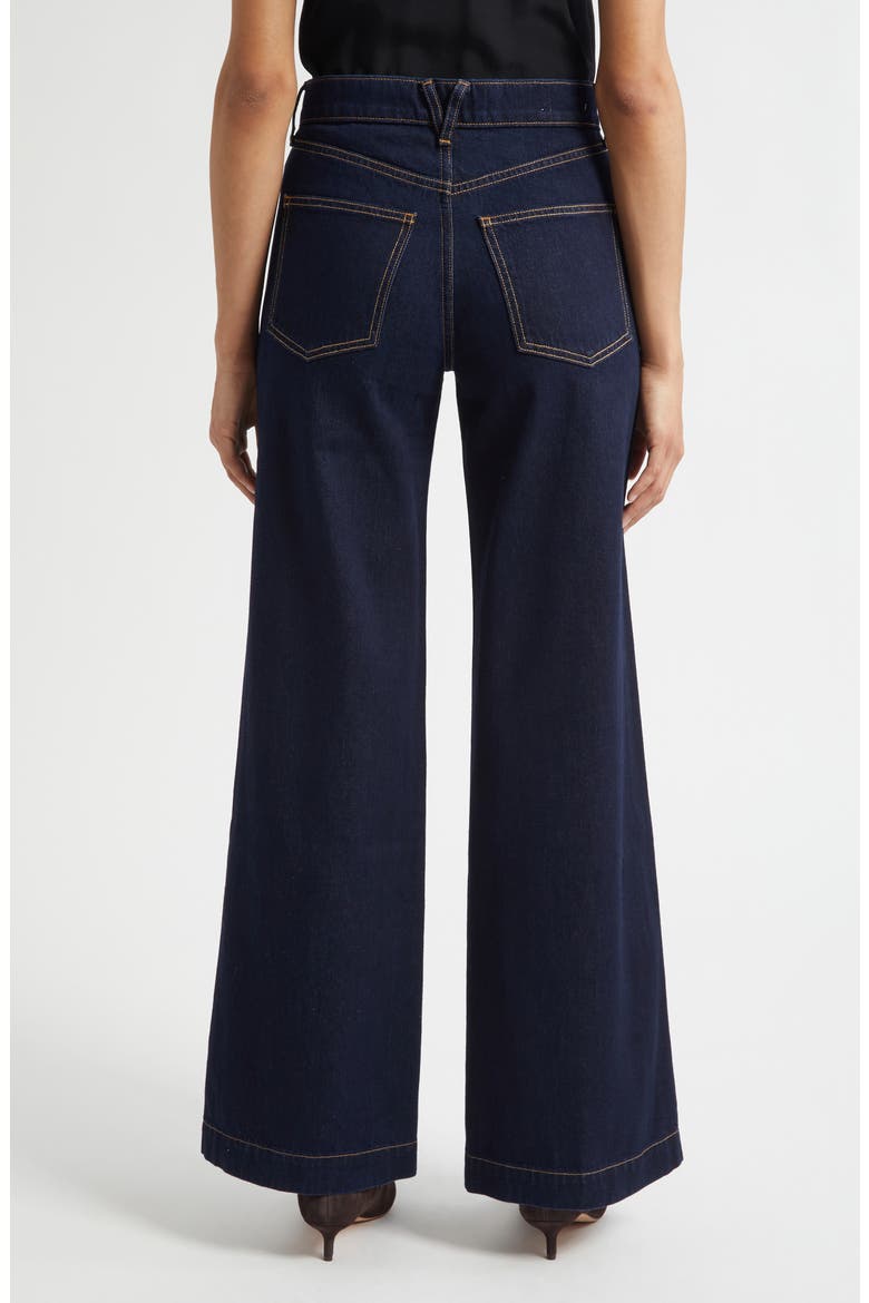 Kasey Wide Leg Jeans, Alternate, color, INDIGO RINSE