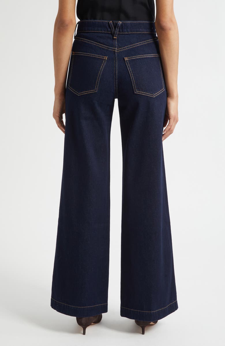 Veronica Beard Kasey Wide Leg Jeans, Alternate, color, Indigo Rinse