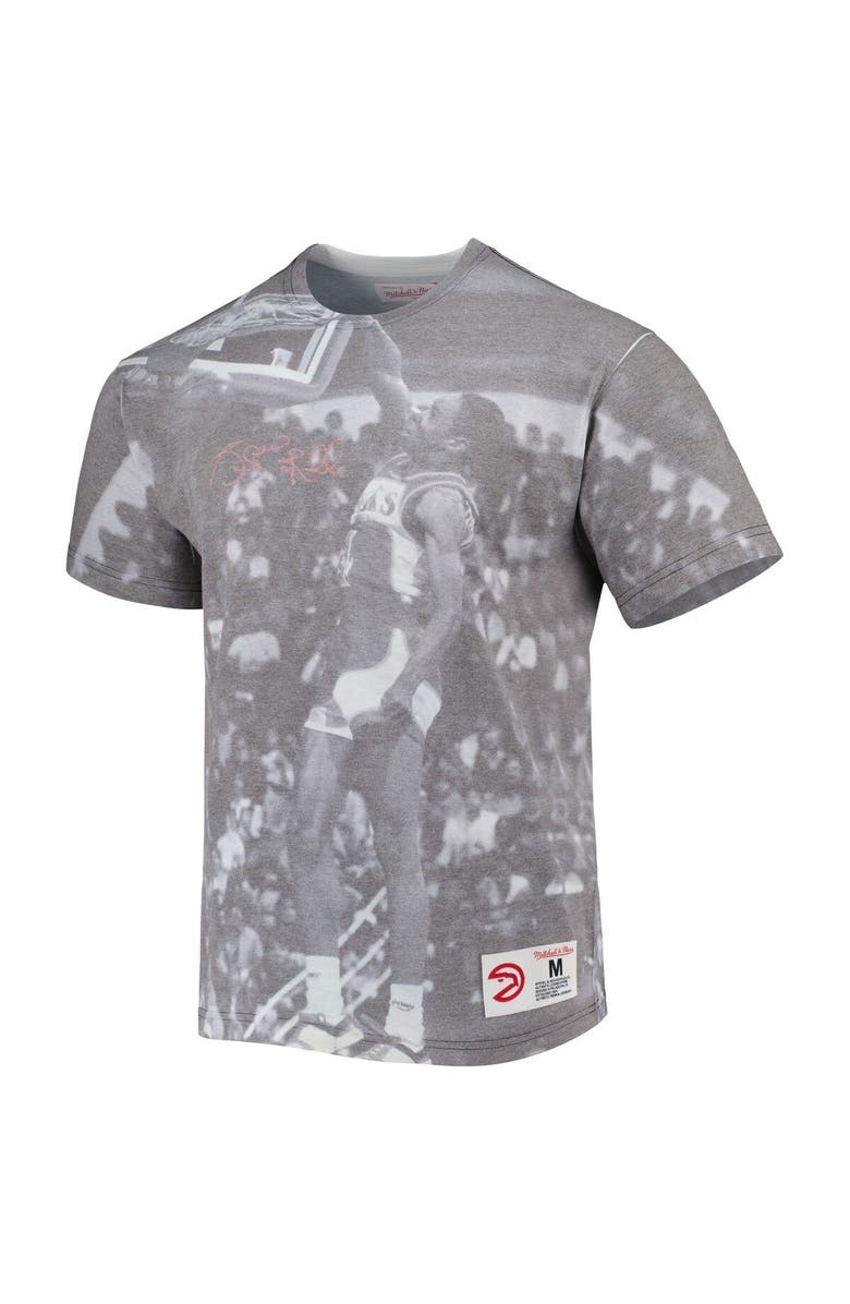 Mitchell & Ness Men's Mitchell & Ness Spud Webb Heather Gray Atlanta Hawks Above The Rim T-Shirt, Alternate, color, Gray