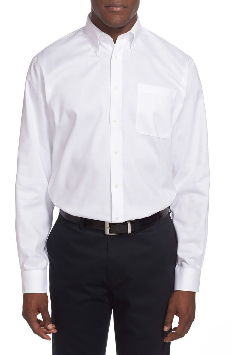 NORDSTROM MEN'S SHOP Nordstrom Traditional Fit Non-Iron Dress Shirt, Alternate, color,